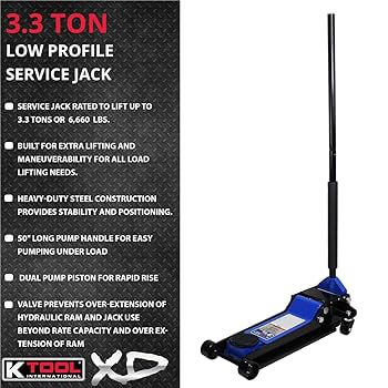 K Tool International XD63133 3.33 Ton Low Profile Service